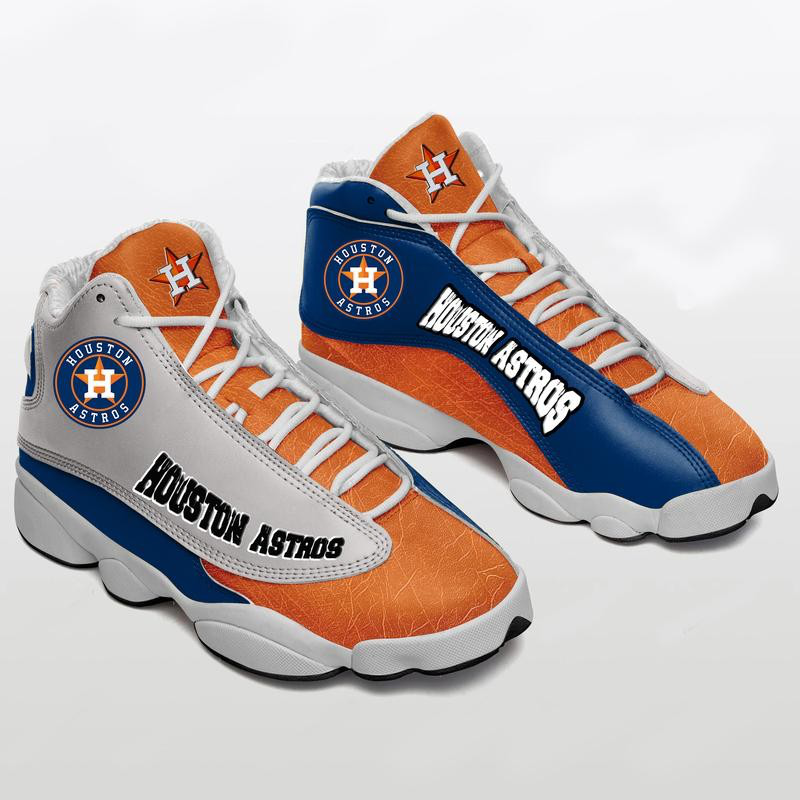 Women's Houston Astros Limited Edition AJ13 Sneakers 002